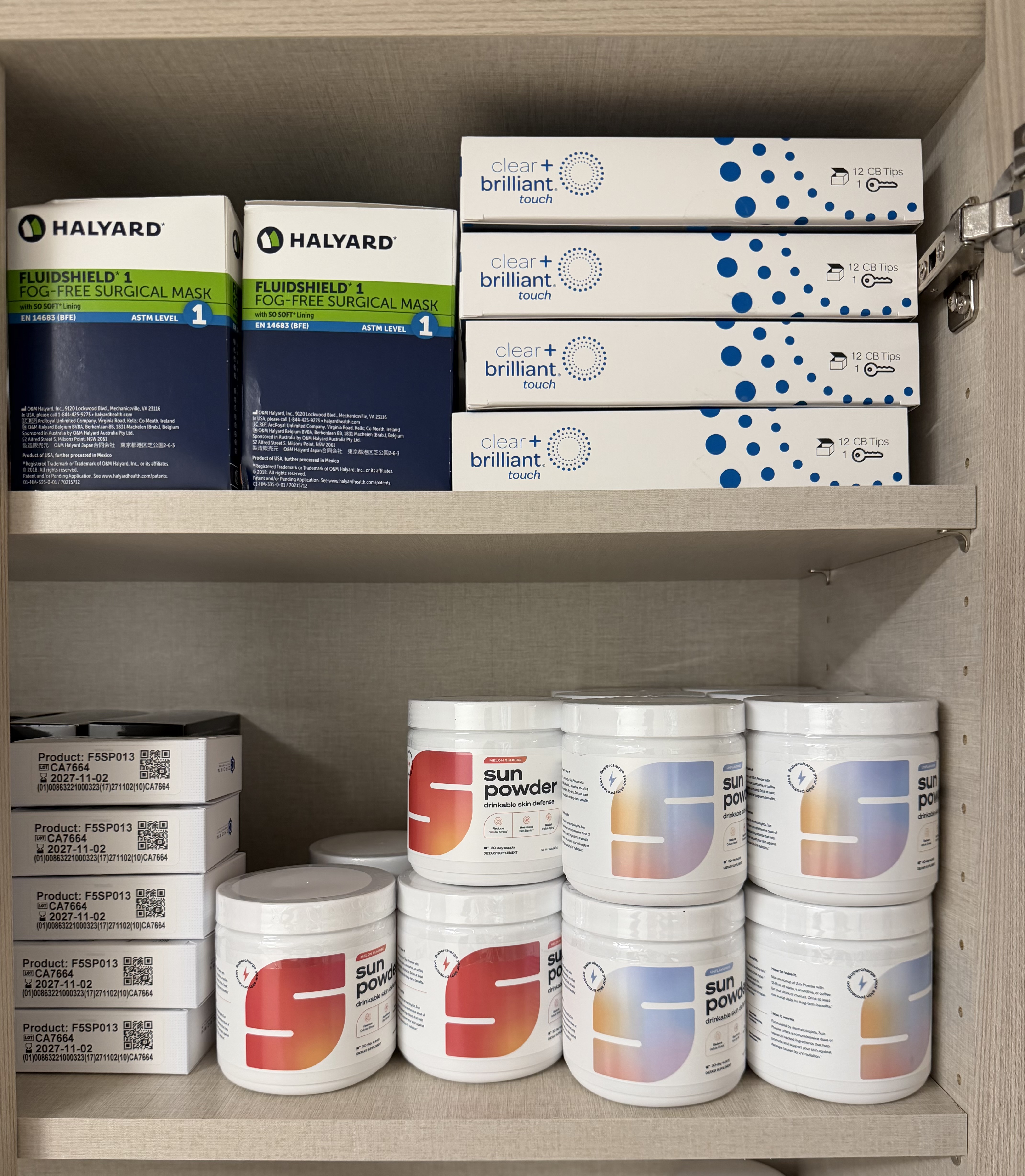 Sun Powder in a dermatology practice